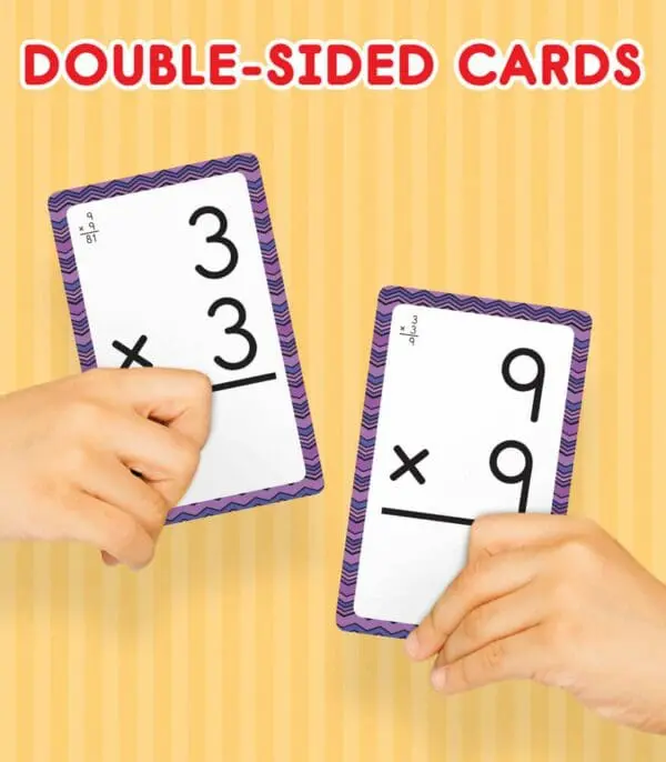 Multiplication Times Tables - Flash Cards - 0 to 12 - 54pcs - Image 3