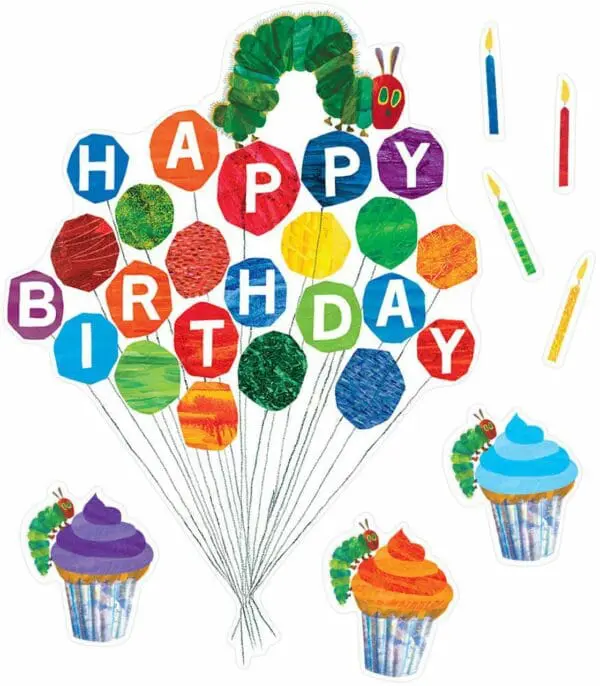 Happy Birthday Hungry Caterpillar - Bulletin Board Set - 103pcs - Image 2