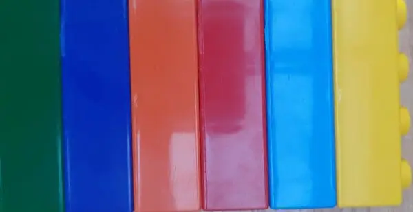 Six Bricks Block set of 6 - Duplo sized - Image 2