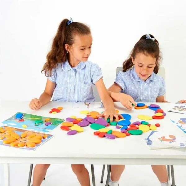 Rainbow Pebbles - Activity Set - 12 Cards - 48pcs - Image 2