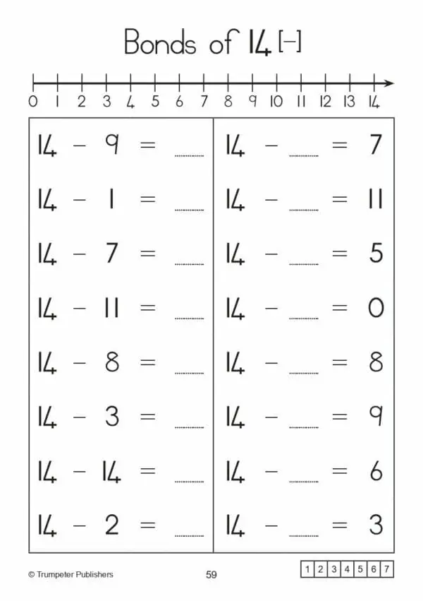Bonds to 15 - Workbook - Gr.2 - 72pgs - Image 3