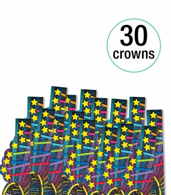 Crowns  Twinkle Twinkle You're A STAR! Birthday 30pcs - Image 3