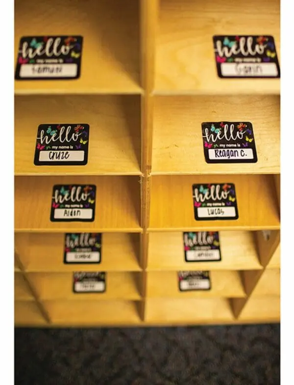 Woodland Whimsy Name Tags - Hello 40pc - Carson Dellosa - Image 2