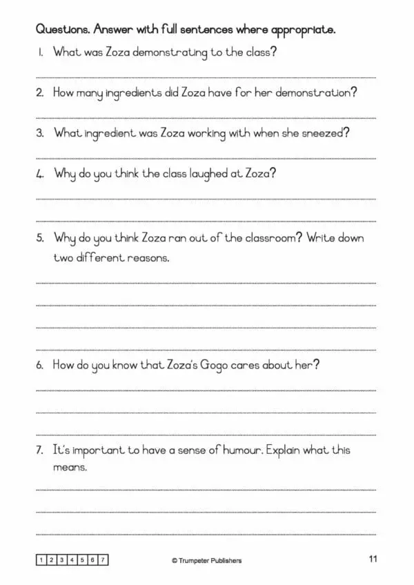 Workbook - 5- Comprehension… and other skills - Gr.5/6 - Image 7