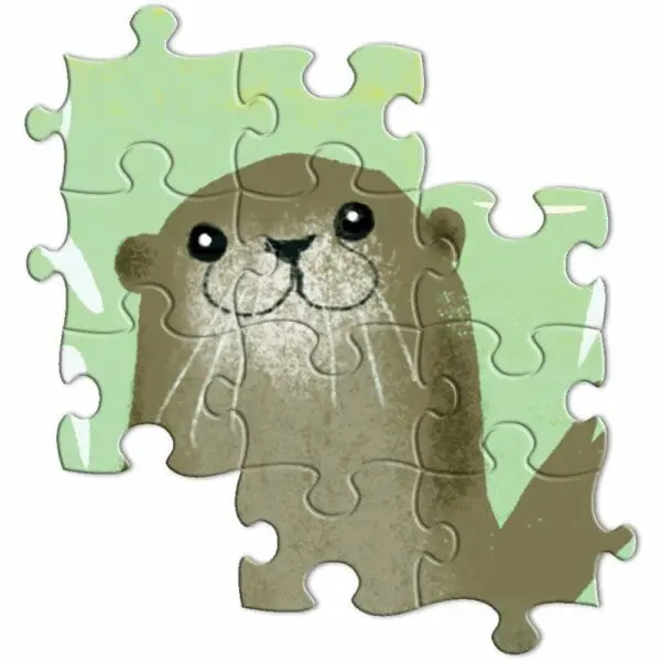 Puzzle - Otters - 1000pcs - Image 3