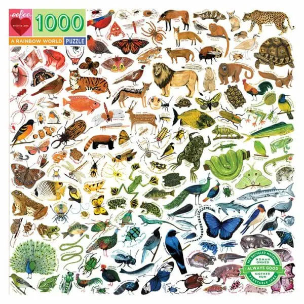 Puzzle - A Rainbow World - 1000pcs - Image 2