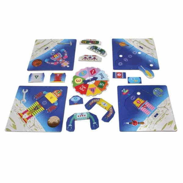 Puzzle - Build A Robot Spinner Game - eeBoo - Image 2