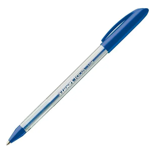 Blue - Focus Ball Pen - 50pcs - Luxor - Image 2