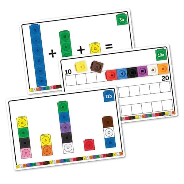 Cubes - Math Link Cubes Early Math - Activity Set - Image 3