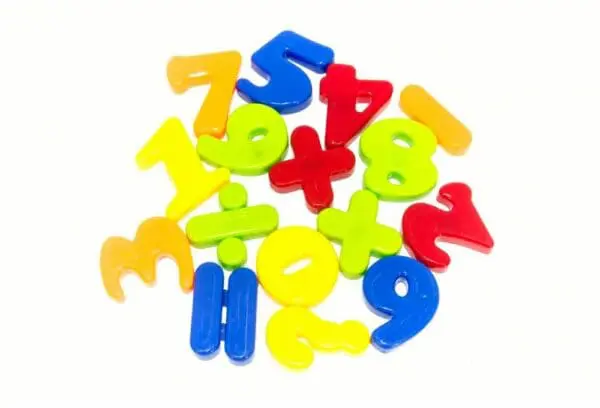 MAGNETIC NUMBERS 16 Pce