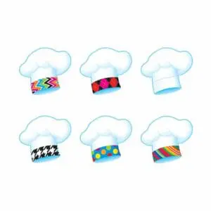 The Bake Shop Chef’s Hats - Accents - Cut-Outs - 36pcs