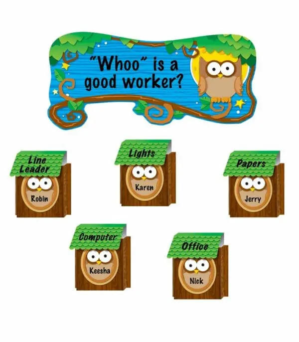 Owls - Job Assignment - 3D Pop-its - 47pcs