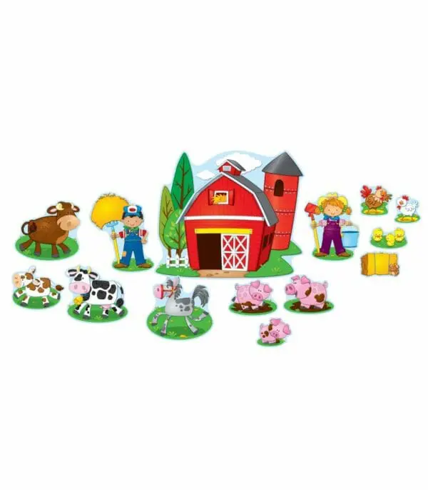 Farm Bulletin Board Set - 30pcs - Carson Dellosa