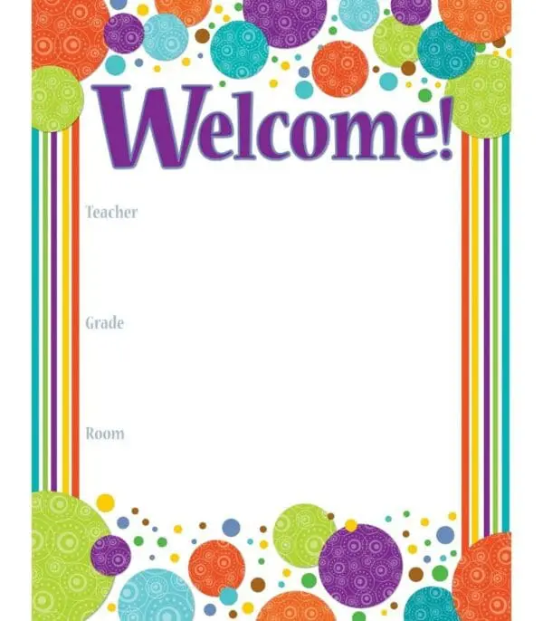 Welcome Calypso - Wall Chart - +/-43x56cm