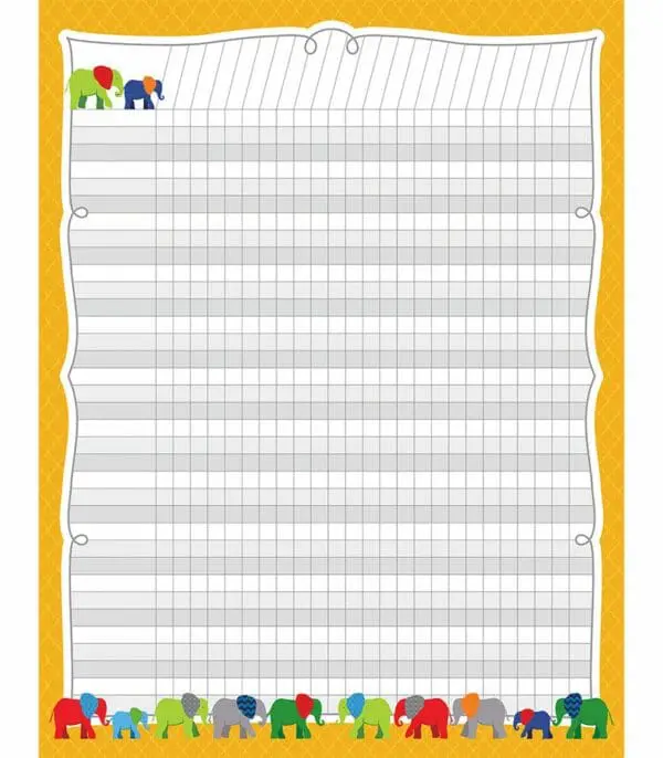 Parade of Elephants Incentive Chart
