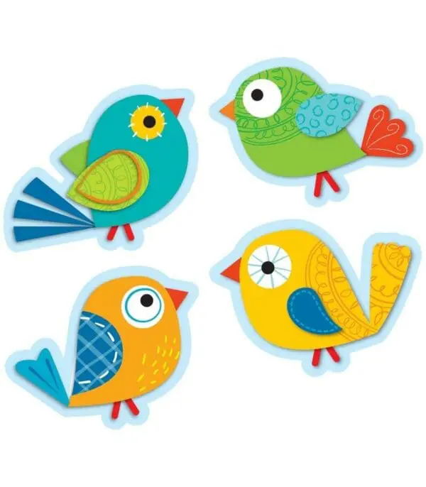 Cut-Outs - Boho Birds - 36pcs