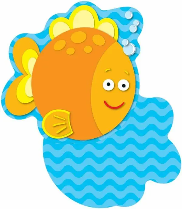Cut-Outs - Mini - 2sided - Fish - 36pcs