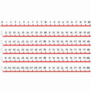 Number Lines - 0 - 120