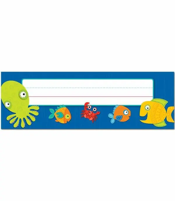 Nameplates - Seaside Splash - 36pcs