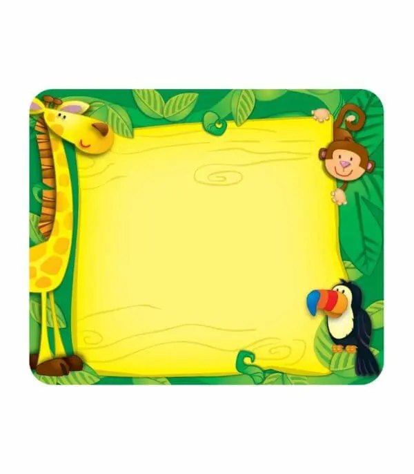 Jungle - Name Tags - 40pcs - Carson Dellosa