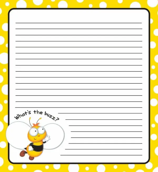 Notepad - Buzz-Worthy Bees - 50 sheets - Carson Dellosa