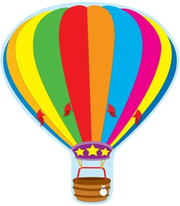 Hot Air Balloon - Decoration - Double-Sided