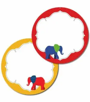 Decoration - Parade of Elephants - Double-Sided