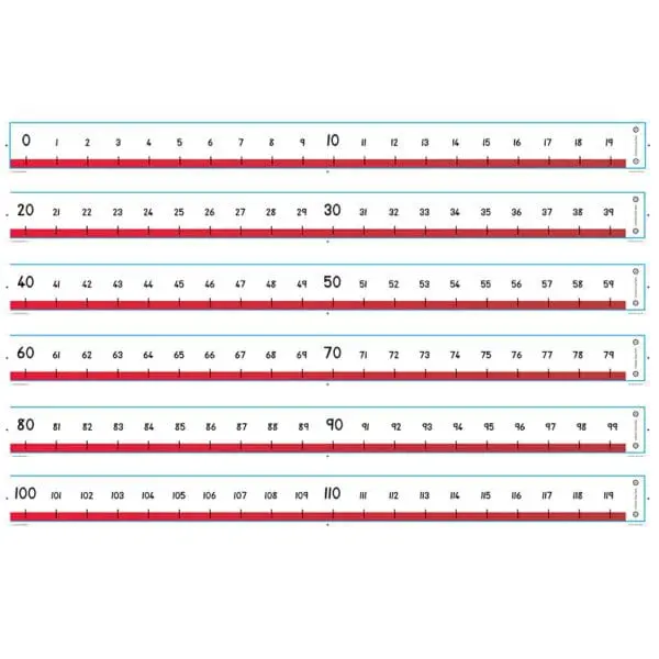 Number Lines - 0 - 500