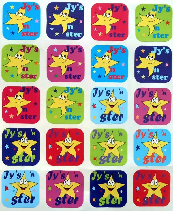Jy's 'n Ster Plakkers - 60pcs - CLEARANCE SALE!!!