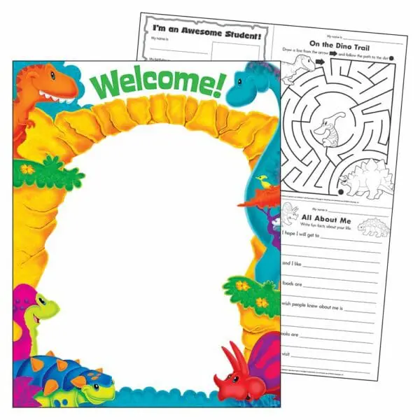 Welcome Dino-Mite Pals - Wall Chart +/-43x56cm