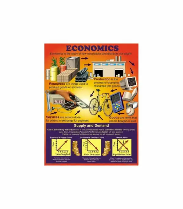 Economics Chart - Wall Chart - +/-43x56cm