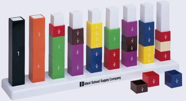 Fraction Stax - 51 stacking pieces
