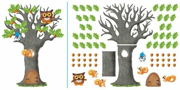 Big Oak Tree - Bulletin Board Set - 76pc - Trend Enterprise
