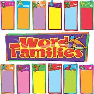 Word Families - Bulletin Board Set - 31pcs