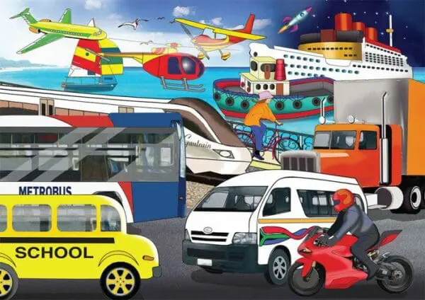 Wood Puzzle - Travel - 63pcs