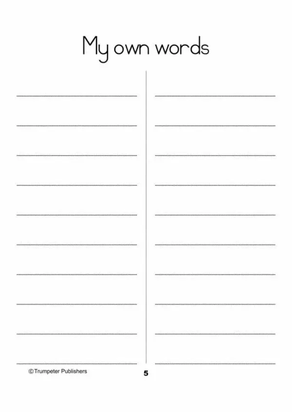 My Alphabet & Word Book - Gr.1-3 - 64pg - Image 3