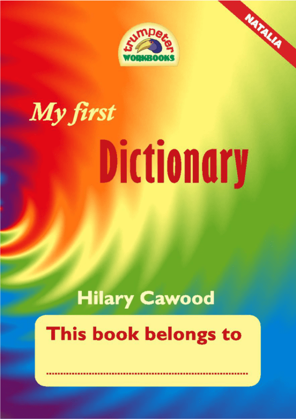 My First Dictionary (Natalia) - A5 book - 64pgs