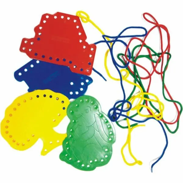 Threading Shapes & Laces 4pc
