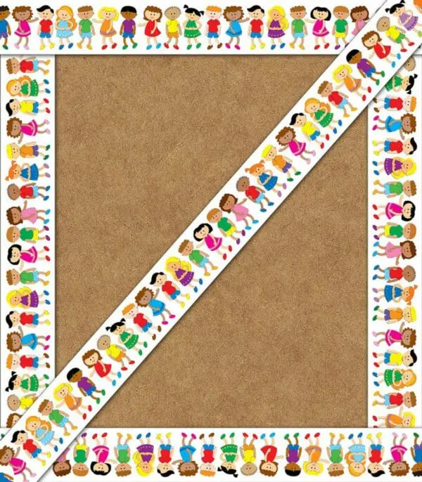 Kids Straight Border - 11 Strips +-1 Meter each