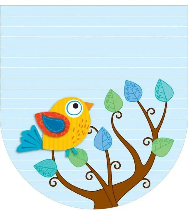Notepad - Boho Birds - 50 sheets