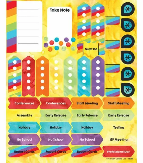Planner Accents Sticker Pack - Celebrate Learning - 252pcs