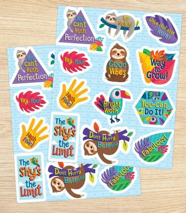 One World Motivators Stickers - 72 pcs