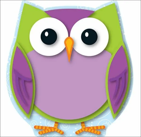 Cut-Outs - Mini - 2-sided - Colourful Owl - 36pcs