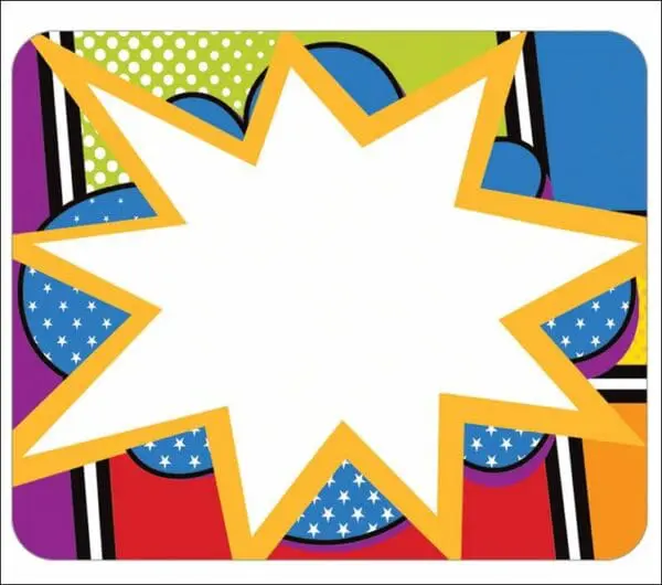 Super Power Name Tags - 40PCS