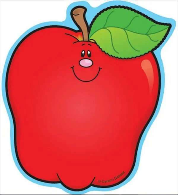 Cut-Outs - Mini - 2sided - Apples - 36pcs