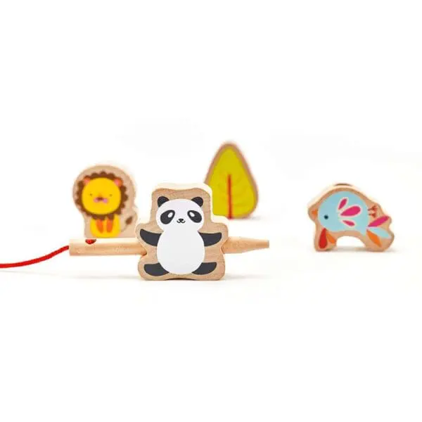 Lacing Beads - Zoo - 13pcs - Classic World - Image 4