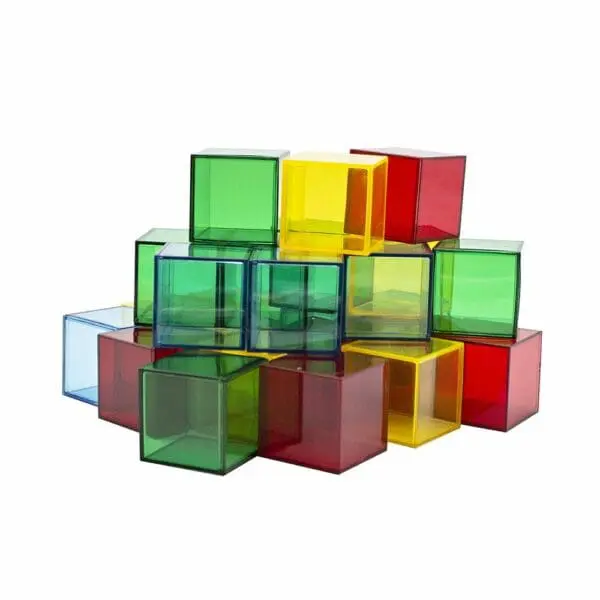 Crystal Rainbow Cube Set 36pcs Container - Image 2