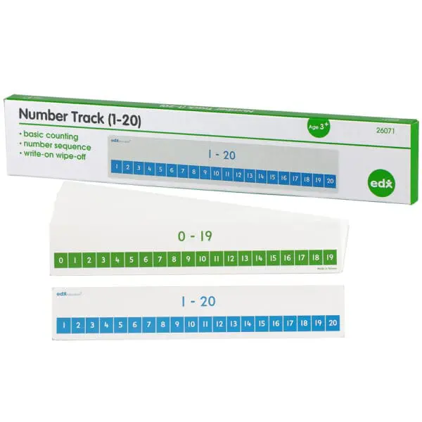 Number Lines - Write & Wipe - 1-20 - Student - 15pcs
