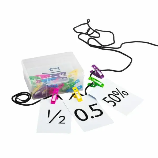 Fractions Line Peg - EDX Education