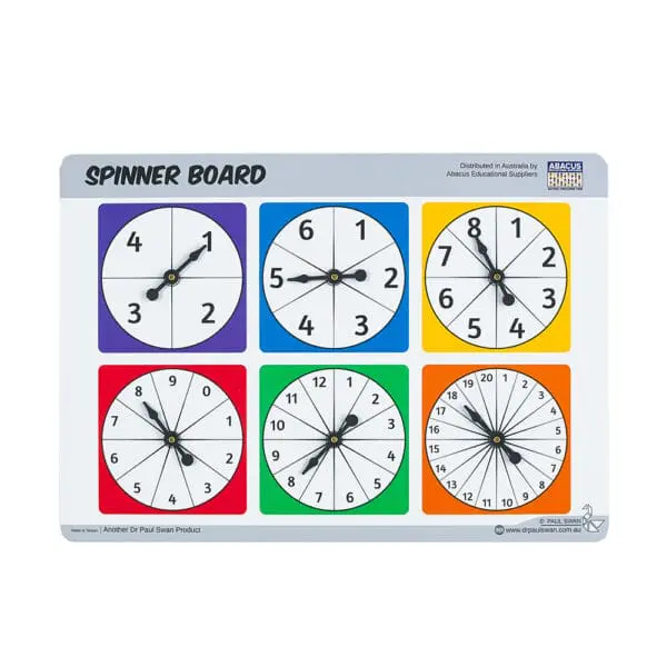 Spinner Board - Numbers - EDX Education